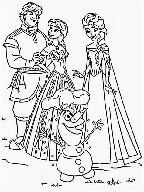 printable coloring pages frozen home family style  art