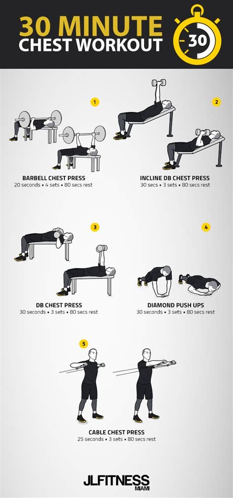 30 minute chest workout chest workout for men gym chest