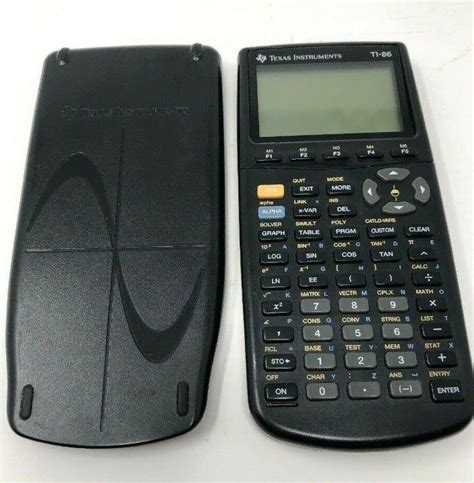 texas instruments ti  graphing calculator  case black tested works  programmable