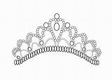 Coloring Princess Tiara Crown Pages Printable Color Girls Print Drawing Pretty Bubakids Kids Tiaras Line Sheets Colouring Quality High Diadem sketch template