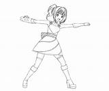 Idolmaster Yayoi Takatsuki Happy Coloring Pages Another sketch template