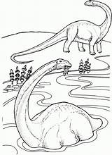 Apatosaurus Dinosaur Dinosaurs Coloring Pages sketch template