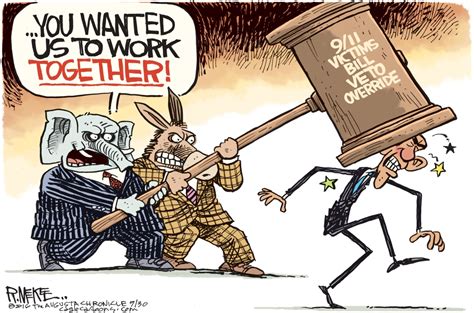 cartoons   day congress overrides obamas veto   bill