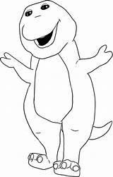 Barney Coloring Pages Draw Printable Kids Print Cartoon Friends Color Dinosaur Sheets Birthday Sheet Book Printables Series Old Tv Character sketch template