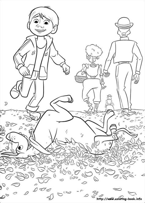 disney coco coloring pages  dante  coco playing