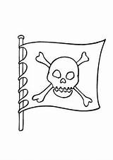 Piratenfahne Piraten Malvorlage Pirateninsel Palme Piratenschiff Pirat sketch template