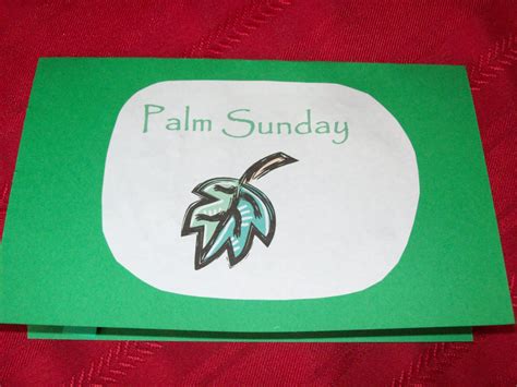 aprils homemaking palm sunday mini book craft