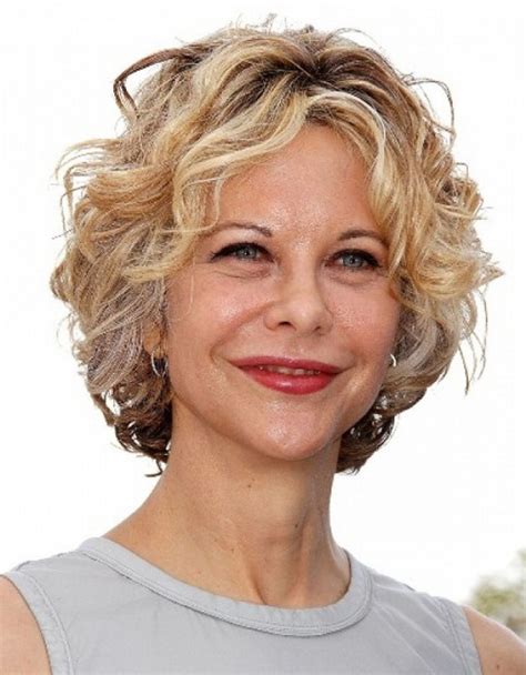 41 short curly hairstyles for round faces over 40