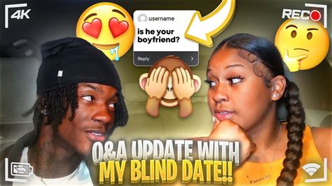 freaky qanda w my valentine blind date 👀 youtube
