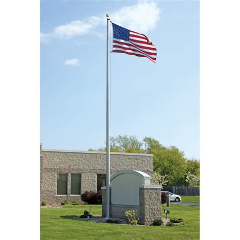 afex ft commercial external halyard flagpole allegiance flag company