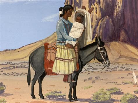 Sold Price Arthur C Begay Navajo Landscape Acrylic