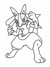 Pokemon Coloring Lucario Sheets Bubakids Pages Thousand Internet sketch template