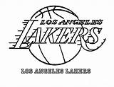 Lakers Coloring Pages Nba Basketball Los Angeles Logo Printable La Boys Clipart Sports Printables Pdf Print Kids Sheets Bounce Big sketch template