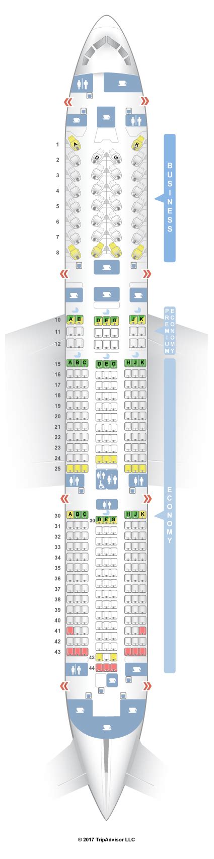 Seatguru Seat Map Air France Boeing 787 9 789