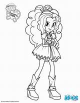 Coloring Pony Little Equestria Girls Pages Popular Adagio sketch template