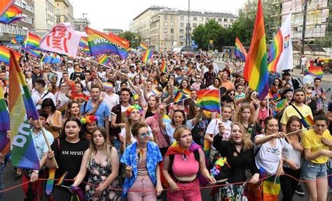 warsaw holds gay pride parade amid fears and threats in poland the