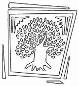 Tree Arbor Coloring Crayola Pages sketch template