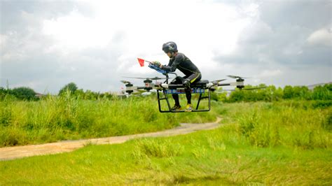 chinese inventor develops working drone motorcycle  drive