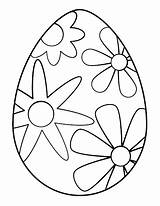 Coloring Egg Pages Template Easter Printable Templates Eggrolls Ester Popular sketch template