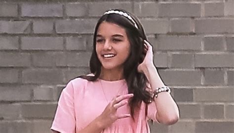 suri cruise wears peach dress on outing in nyc — pic