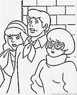 Coloring Scooby Doo Daphne Pages Mystery Machine Fred Velma Printable Blake Popular Getcolorings sketch template