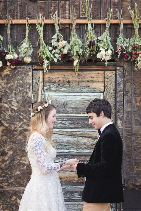 dried flowers fall wedding inspiration popsugar love