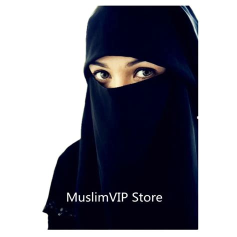 traditional plain  layer muslim hijab niqab face cover cotton islamic