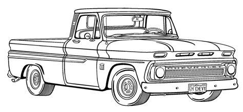 chevy truck coloring pictures information
