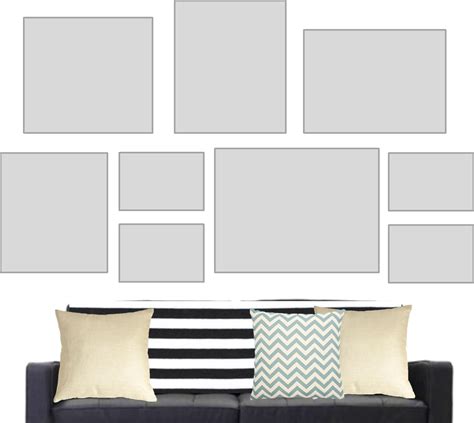 cup  full gallery wall layout