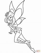 Fairy Coloring Pages Fairies Disney Cartoon Printable Winking Silvermist Color Print Book Adult Getcolorings Supercoloring Colorings Categories Drawing Dot Original sketch template