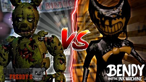 Minecraft Bendy And The Ink Machine Vs Five Nights At