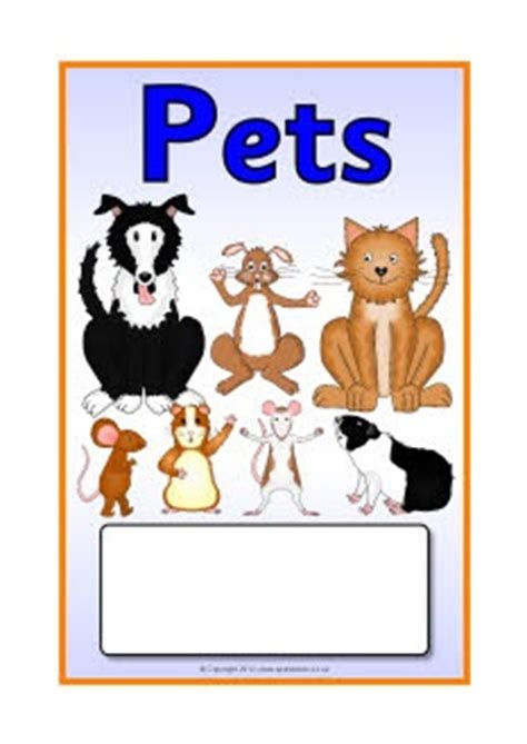 pets editable topic book covers pets pets activities animal printables