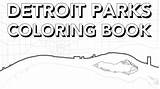 Detroit Coloring Conservancy Riverfront Parks Releases Local Book Online sketch template