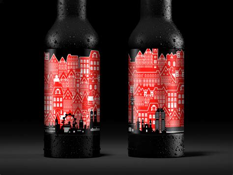 munich lager   red button  dribbble