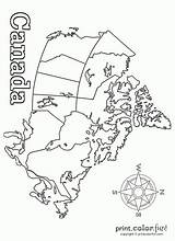 Canada Map Blank Colouring Color Coloring Pages Print Fun Usa Maps Poutine Might North Shows Tv Printcolorfun sketch template