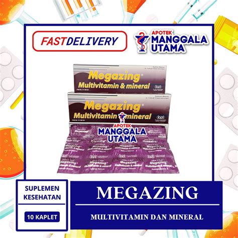 jual megazing  strip isi  kaplet shopee indonesia