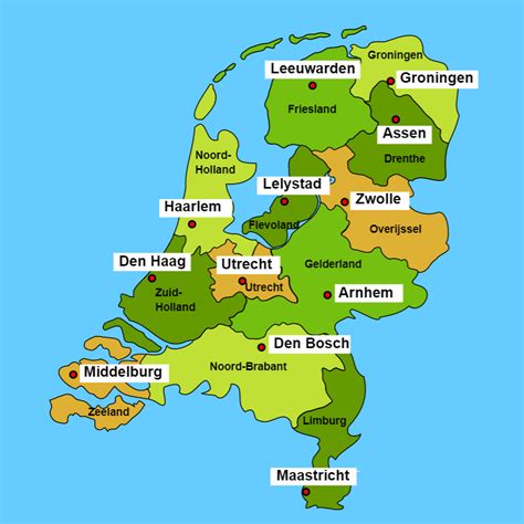 view  afbeelding provincies nederland