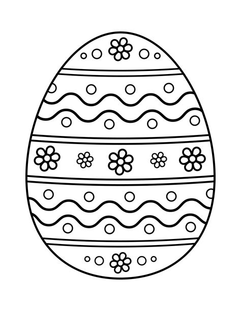 ester egg coloring pages coloring home