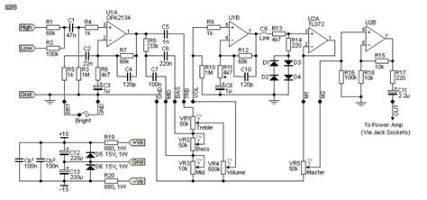 view  schematic diagram guitar amplifier
