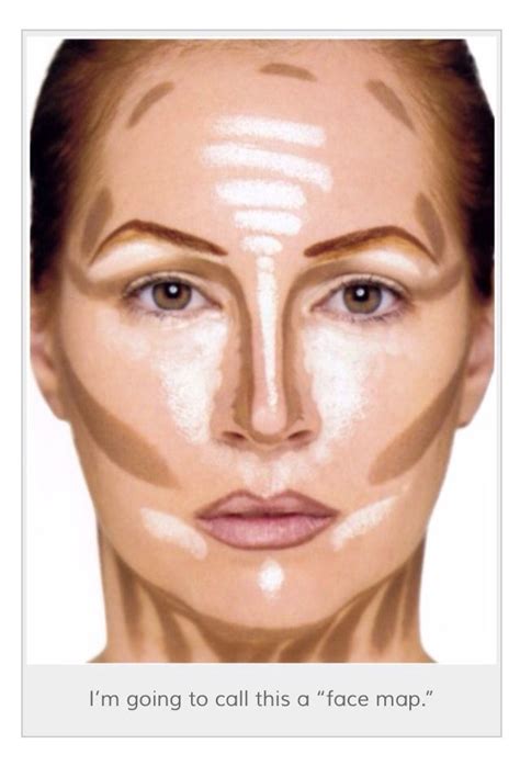 beginner contour face map