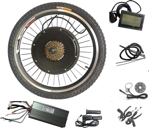electric bicycle conversion kit ebike rear wheel motor conversion kit amazonco