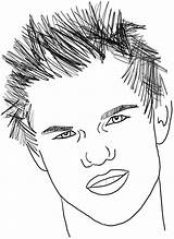 Twilight Drawing Moon Step Easy Pages Jacob Characters Wolf Draw Taylor Lautner Coloring Drawings Tutorial 2009 Paintingvalley Template Tutorials Character sketch template