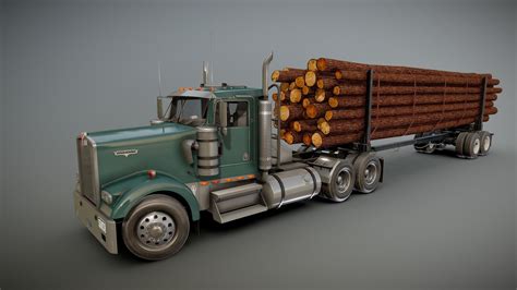 kenwotrh  log truck buy royalty   model  veaceslav condraciuc atfled ead