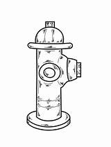 Bouche Hydrant Croquis Incendie Griffonnage sketch template
