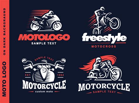 motorcycle logo  vector