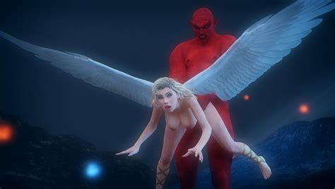 sexy angel babe gets fucked by the devil