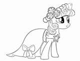 Pony Little Pages Friendship Coloring Magic Getcolorings sketch template