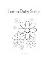 Daisy Scout Am Coloring Change Template sketch template