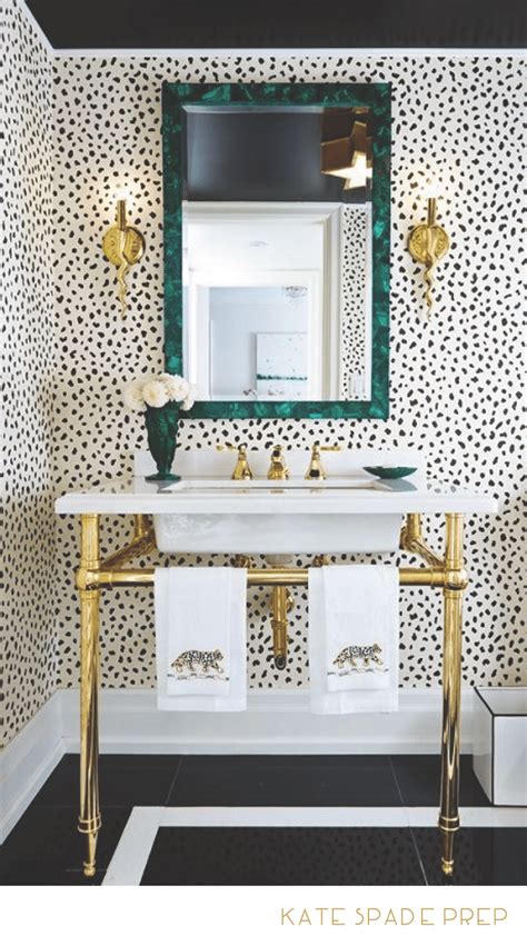 preppy style   ways bathroom wallpaper