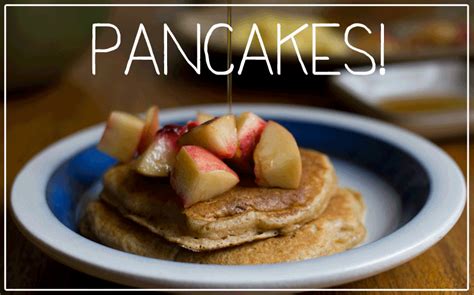 pancakes with white peaches the answer is always pork